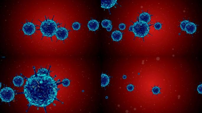 冠状病毒细菌新冠入侵