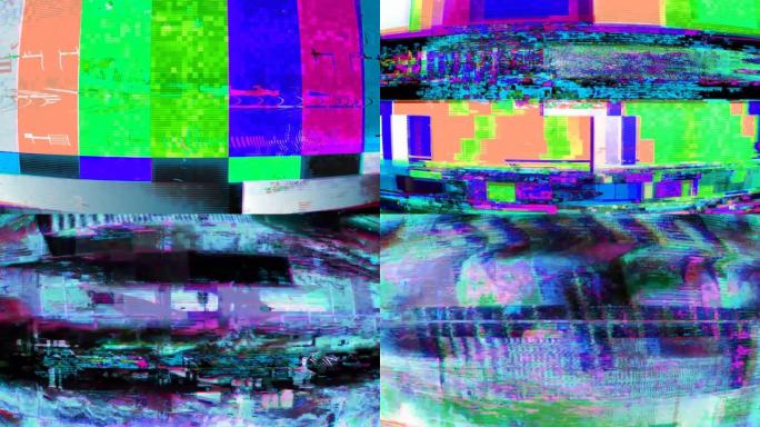 故障电视静态噪声失真信号问题