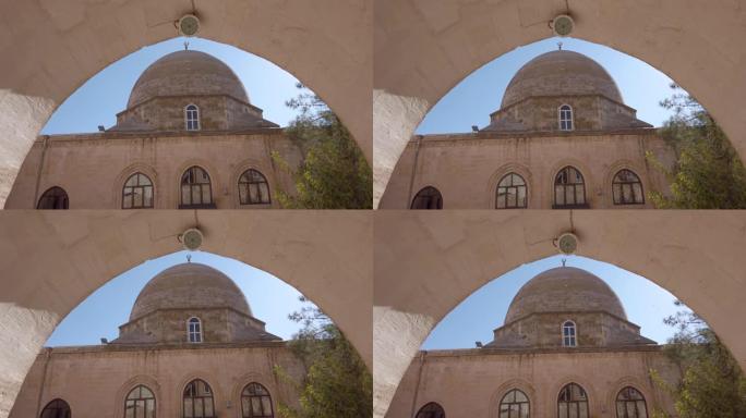 Sehidiye清真寺及其圆顶，马尔丁，土耳其