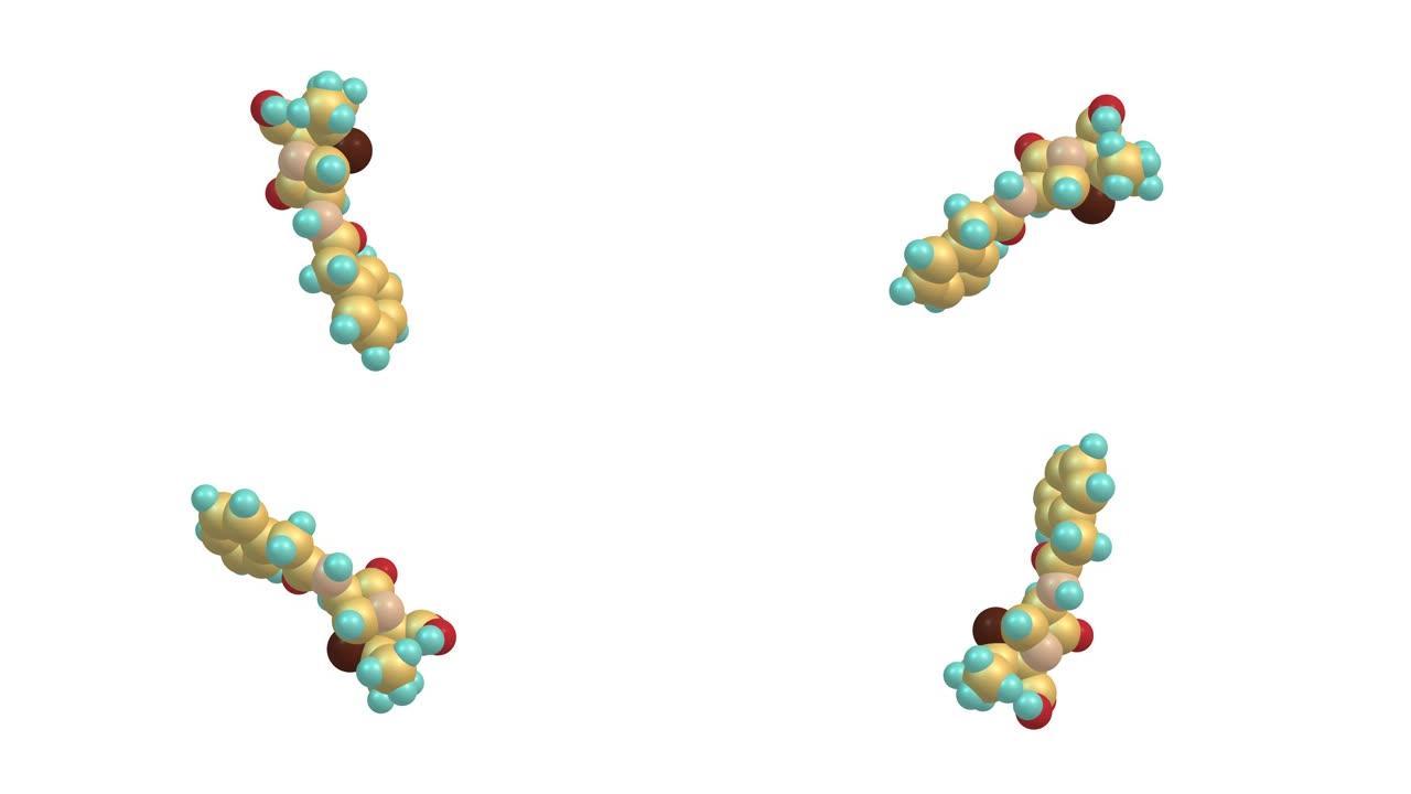 青霉素分子旋转视频全高清