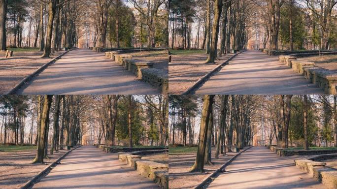 Covid 19检疫期间的空公园