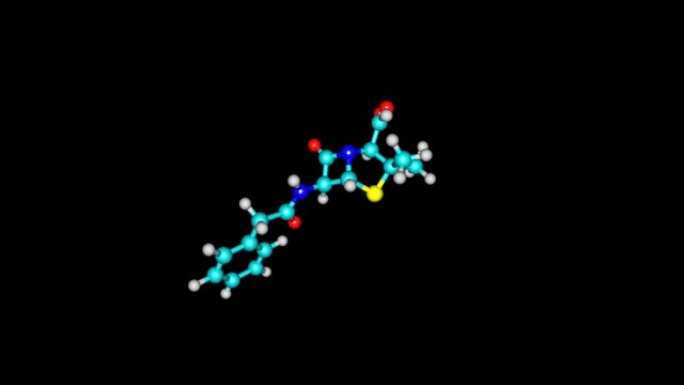 青霉素分子旋转视频全高清