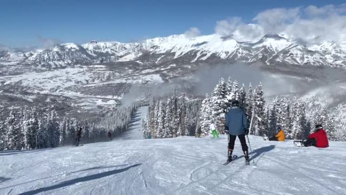美国科罗拉多州滑雪和单板滑雪的好日子
