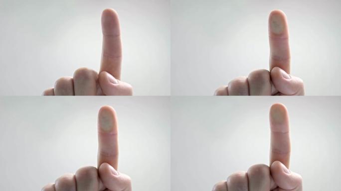 生物指纹安全扫描仪-生物扫描仪扫描人的手指并识别用户以进行访问。用手指触摸购物。ID指纹扫描。触摸屏