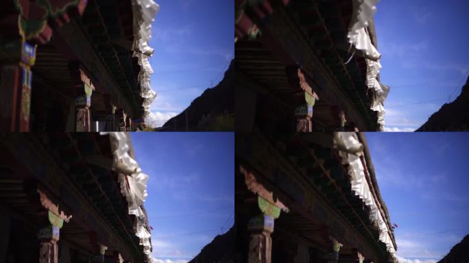 藏族民居建筑 林芝建筑 西藏林芝藏式建筑