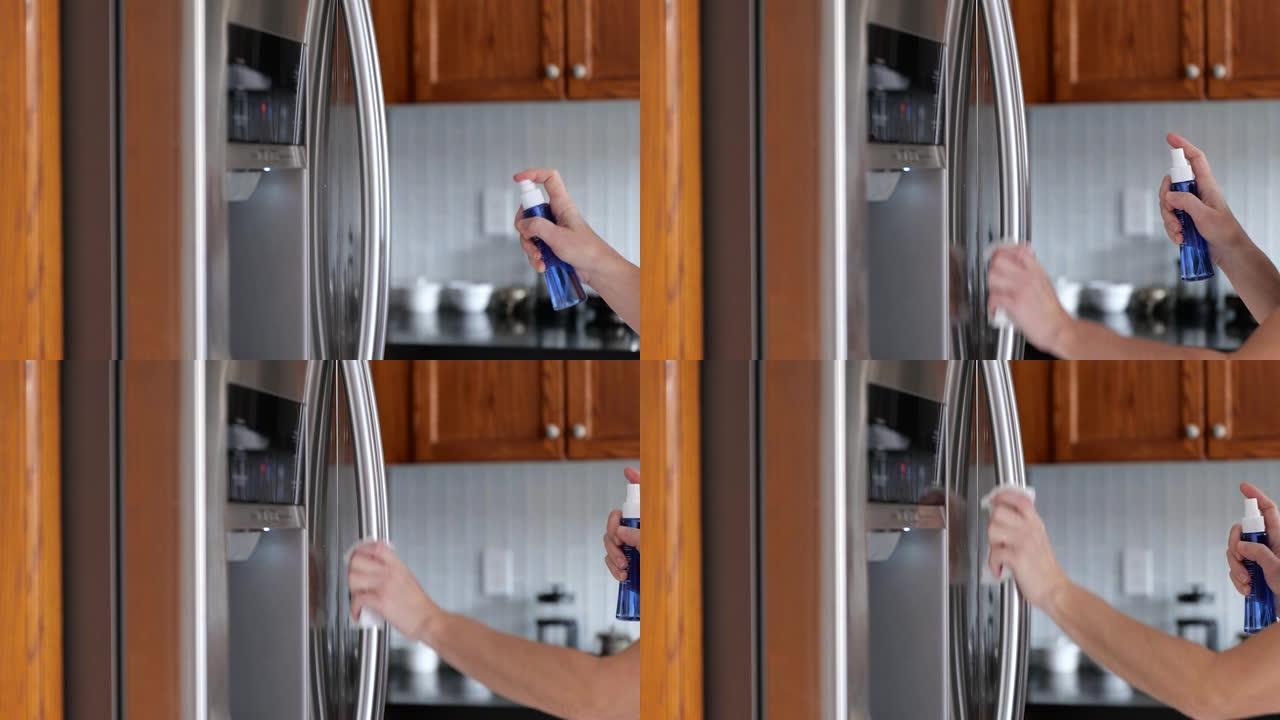 冰箱门把手消毒用喷雾消毒纸巾电晕病毒