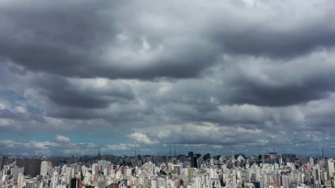 美丽城市生活场景全景的时间流逝。伟大的风景