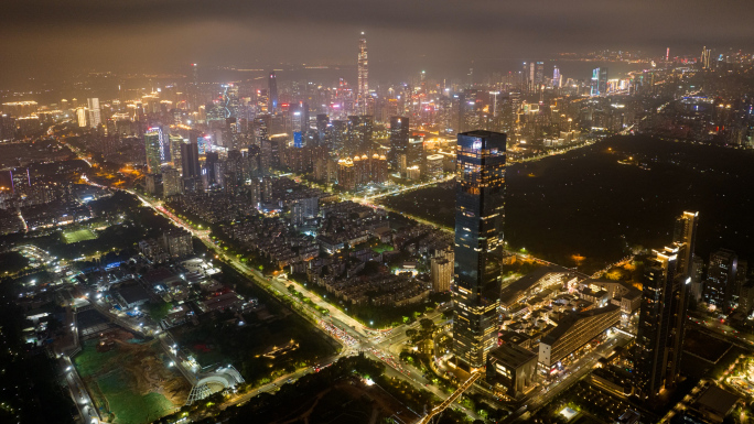 福田夜景廷时 深业上城夜景 平安金融夜景