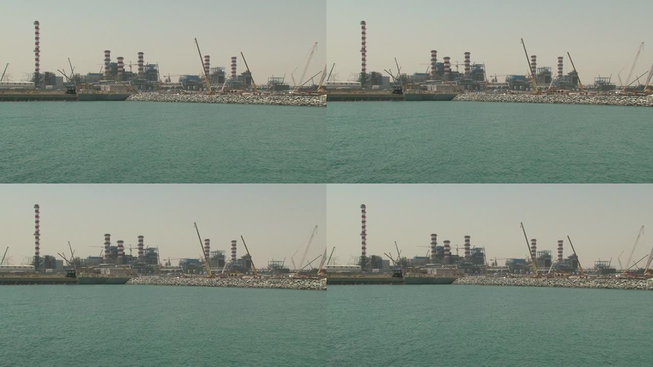 迪拜海水淡化厂海水淡化工厂海边工厂淡水供