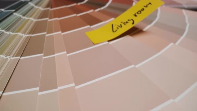 多莉客厅调色板指南-选择颜色粉刷房间的家居装修概念