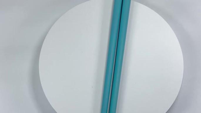 树脂筷子，特写视频剪辑