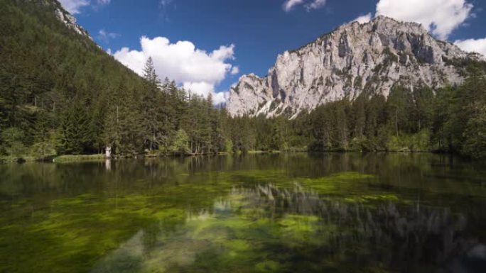 奥地利绿湖时间流逝