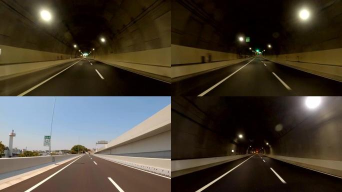 在首都高速公路上行驶 | time lapse | K7路线 (横滨北线)