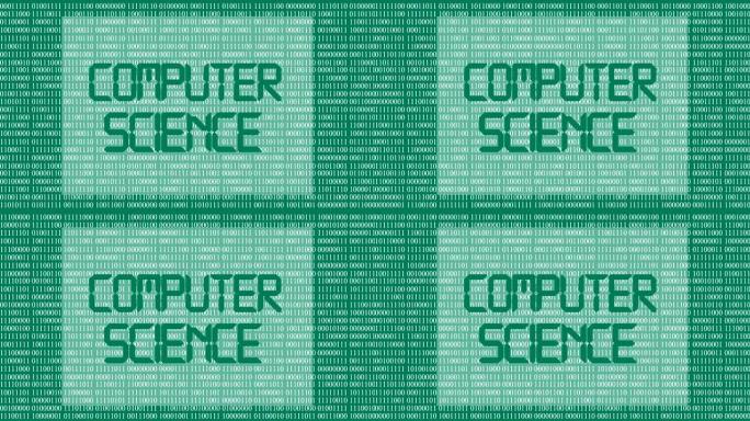 4k计算机科学动画-二进制代码背景