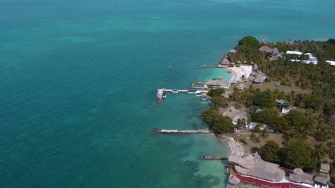 哥伦比亚加勒比海沿岸的圣贝尔纳多群岛的丁丁潘和穆库拉岛