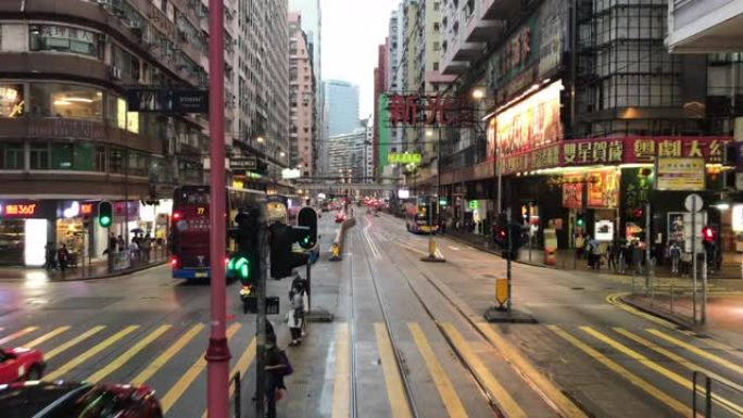 下雨天香港电车之旅-北角
