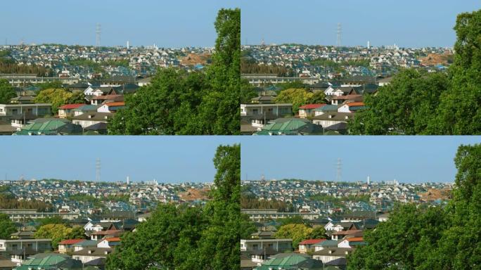 横滨近郊住宅区房屋风景