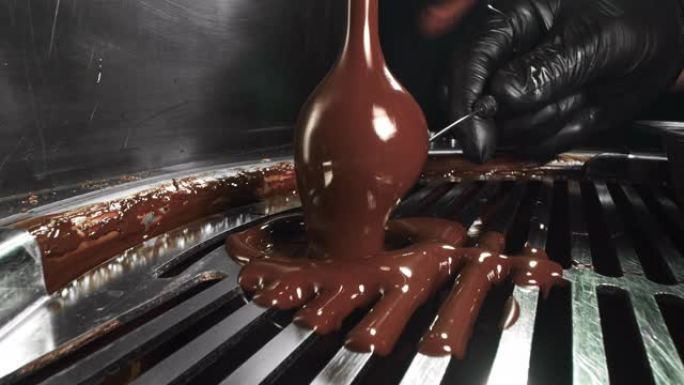手工制作巧克力棒棒糖食品加工美味