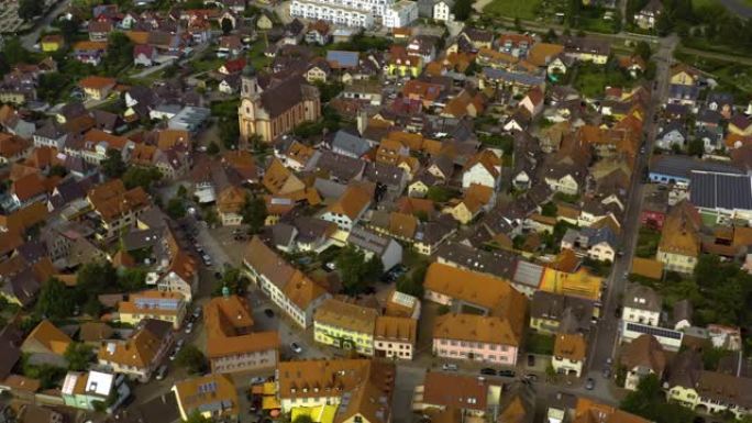 城市Riegel am Kaiserstuhl的鸟瞰图