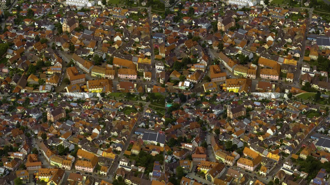 城市Riegel am Kaiserstuhl的鸟瞰图