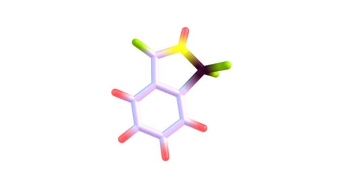 糖精分子旋转全高清视频