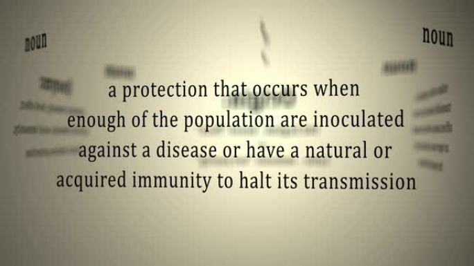 定义: 群体免疫