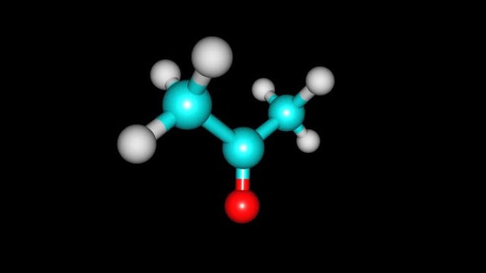 丙酮分子旋转视频全高清