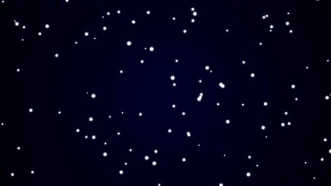 4k卡通夜动画-星星天空背景
