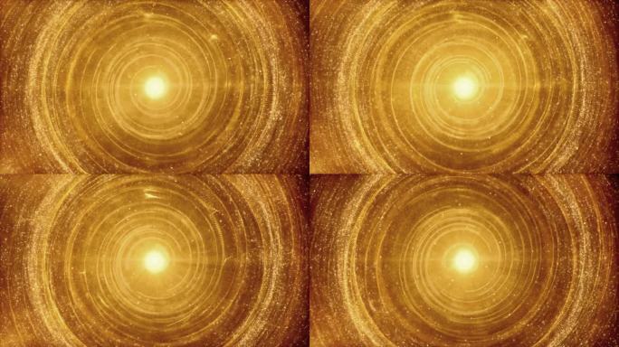 大气光圈颁奖光效粒子金色背景