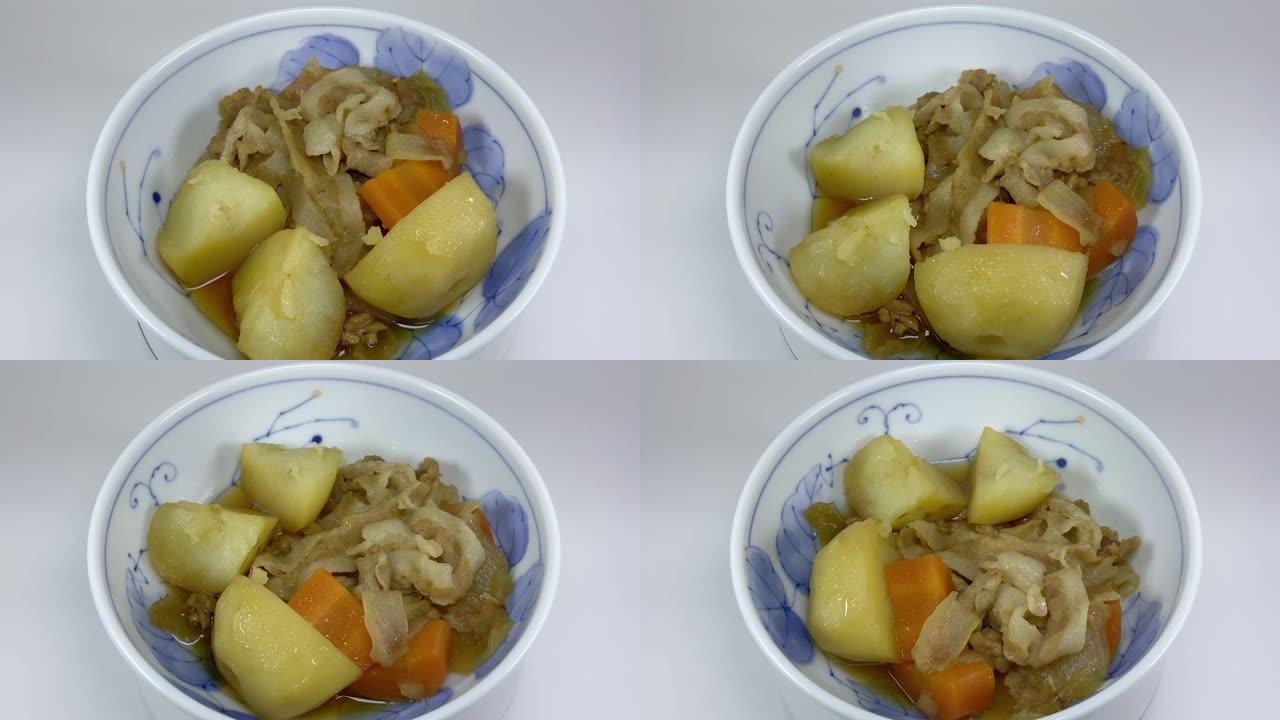 日本肉和土豆，视频剪辑