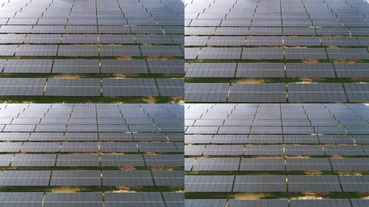 空中太阳能农场太阳能农场太阳能航拍工业