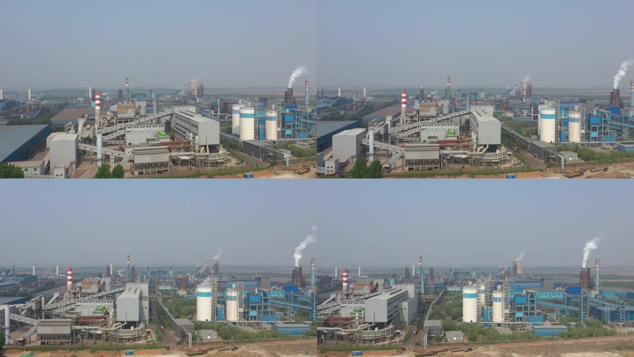 航拍视频中国水泥厂