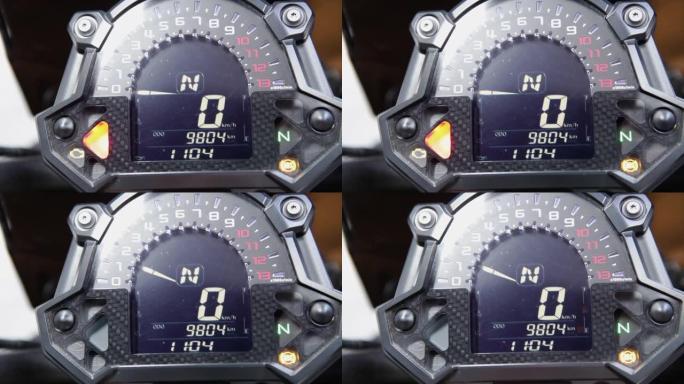 摩托车仪表板启动宏细节