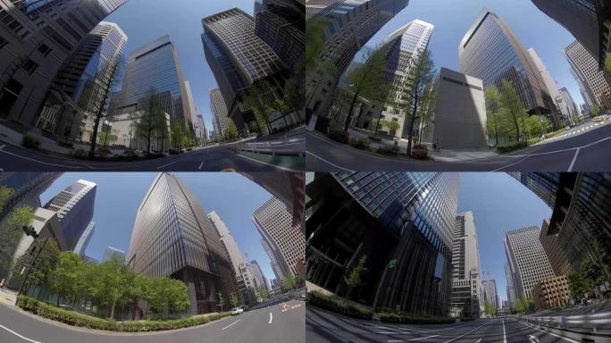 驾车穿越东京/空车/电晕时间