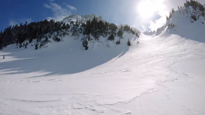 雷尼尔山国家公园的白雪皑皑的顶峰