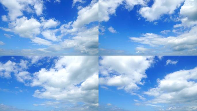 晴空的时光倒流云彩飘扬蓝天白云一朵朵云彩