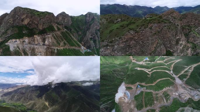 西藏矿石资源 矿山开采 高原 西藏山脉