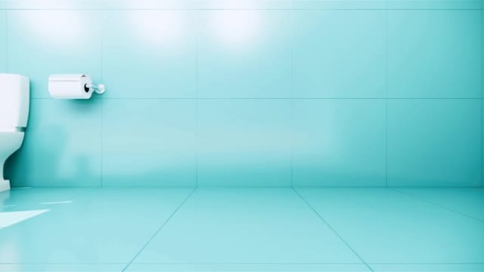禅宗设计浴室瓷砖墙壁和地板-日本风格。3D渲染