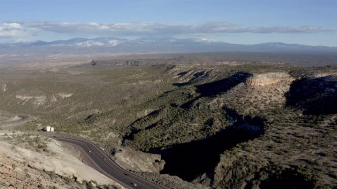 偏远的沙漠航空: 新墨西哥州