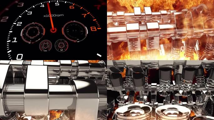 跑车速度计和转速表推动极限。