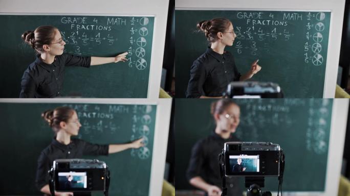青年教师远程教学用摄像头直播课