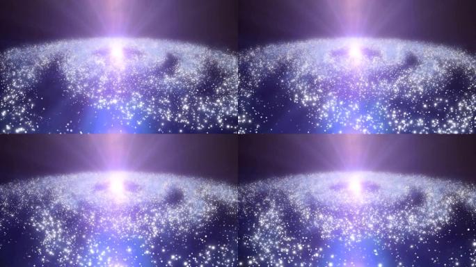 螺旋星系，银河4k动画