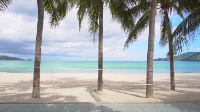 泰国普吉岛巴东海滩，2020年5月20日。夏日海滩的风景。