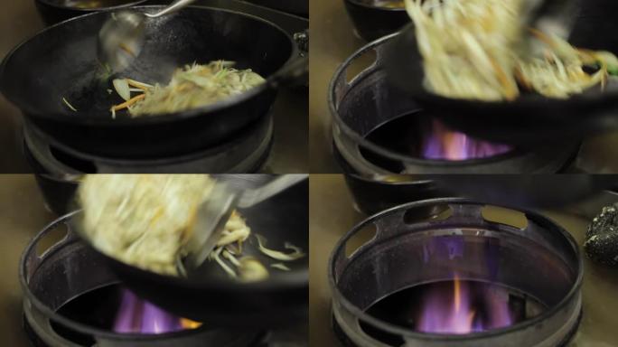 炒锅烹饪