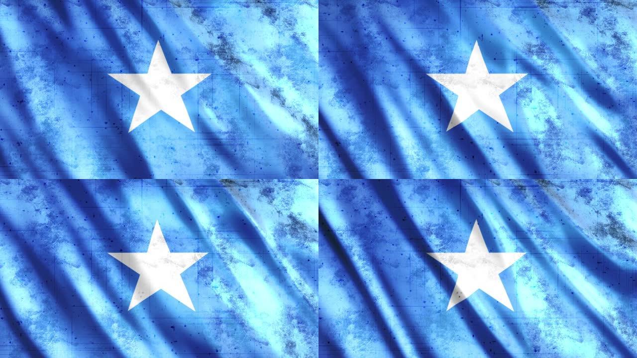 索马里国旗乏味的东西