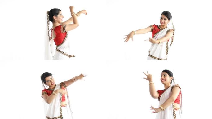 印度女子表演民间舞蹈
