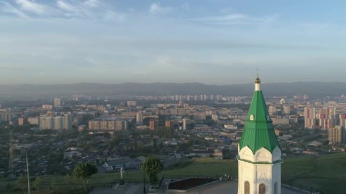 Paraskeva Pyatnitsa教堂是克拉斯诺亚尔斯克的象征。俄罗斯西伯利亚的城市。