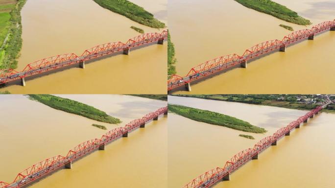 菲律宾卡加延河大桥，鸟瞰图