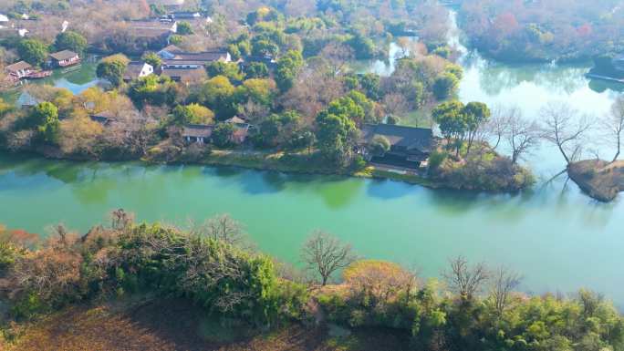 杭州西湖区西溪湿地景区风景视频素材