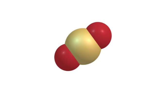 旋转碳二氧分子视频